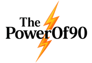 power-of-90-white-outline